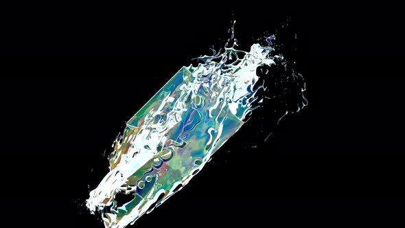 Water Splash on Object Super Slow Motion 1000 FPS alt