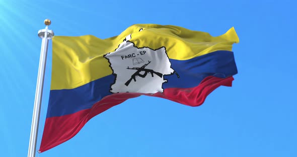 Revolutionary Armed Forces of Colombia Flag