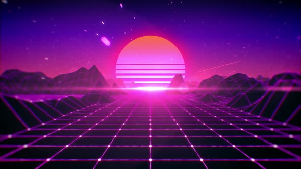 80's Retro Background