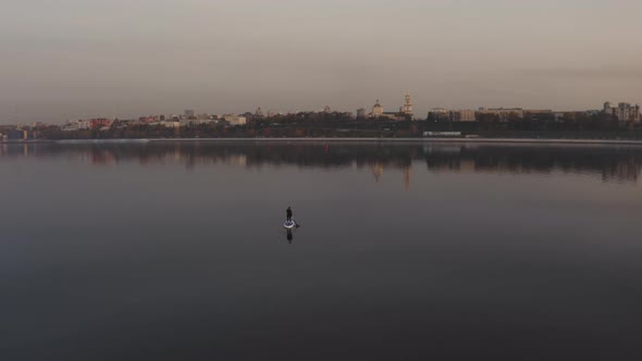 View City Perm From Kama River