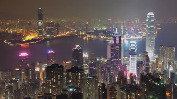 Hong Kong Skyline Time Lapse
