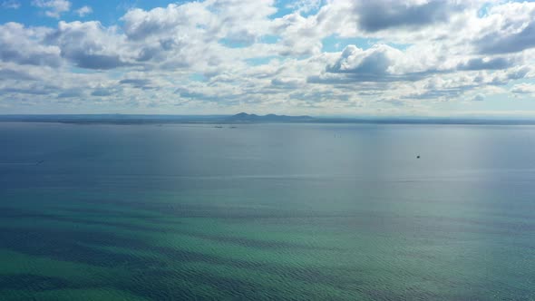 AERIAL You Yangs Mountain Range, Australia Over Corio Bay