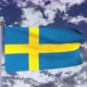 Sweden Flag Waving 4k - VideoHive Item for Sale
