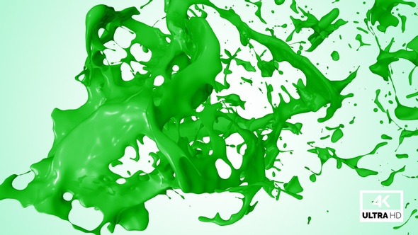 Splash Of Green Paint V4 alt