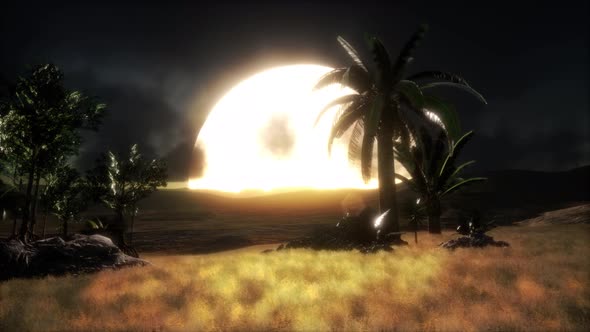 Sunset at Sand Dunes alt