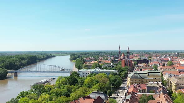 River Tisza in Szeged
