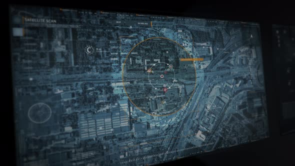 Satellite Detection Network Sends Data On Vehicles Location To Drone Robot alt