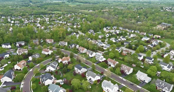 Overhead View of Sayreville Aerial Landscape the Small Town