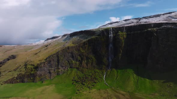 Beautiful Icelandic Nature During Summer Time and Sunny Weather