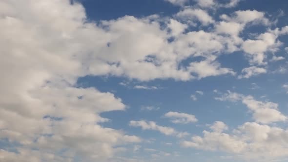 Time lapse of clear blue sky