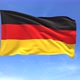 Flag GermanyFlag of Germany waving in the sky - VideoHive Item for Sale