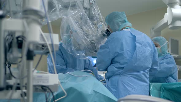 Minimal Invasive Surgery Is Getting Carried Out By a Team of Doctors