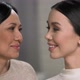 Two Smiling Asian Women Looking at Camera, Mother and Daughter Faces Closeup - VideoHive Item for Sale