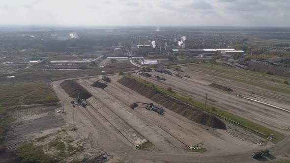 The Process of Unloading Sugar Beets