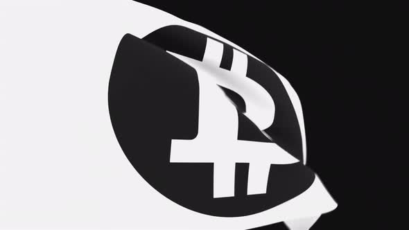 Bitcoin Animated Flag