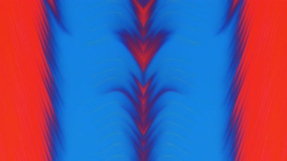 Liquid Abstractions Blue and Red