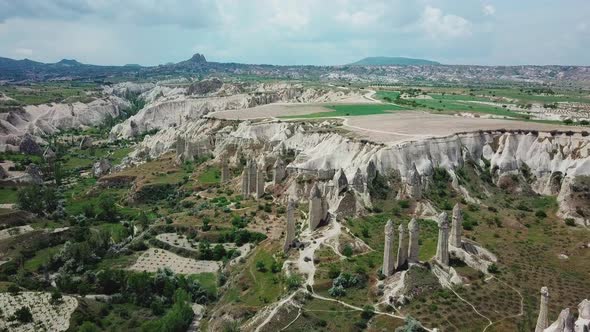 Mushroombottomed Pillars of Stone in Cappadocia