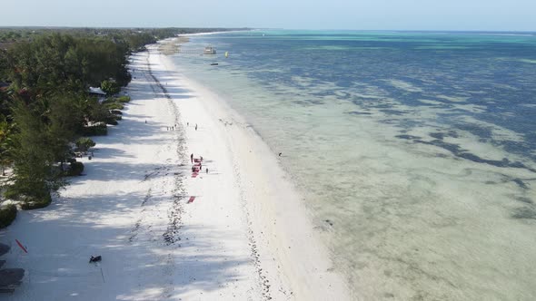 Ocean Near the Coast of Zanzibar Tanzania