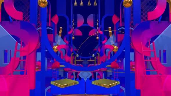 Flat Geometry Colorful 05 HD alt