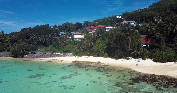 Mahe Seychelles Aerial