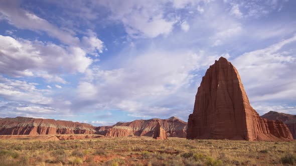 Temple of the Sun and the Moon in Capitol Reef National Park Utah