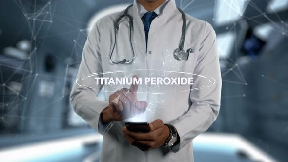 Titanium Peroxide Male Doctor Hologram Medicine Ingrident