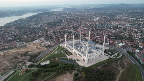 Camlica Mosque Istanbul Camlica Mosque Aerial View