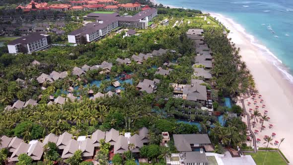 2.7K Bali Nusa Dua Beach Aerial