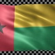 Guinea Bissau waving flag looped - VideoHive Item for Sale