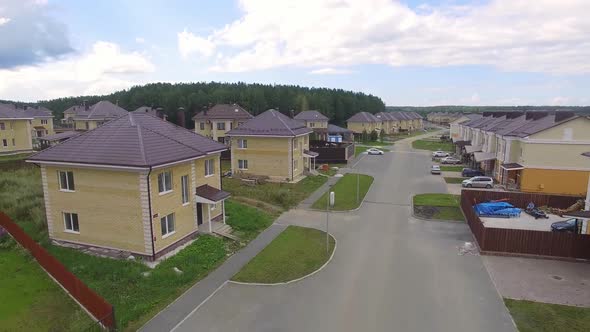 Aerial view of Calm Luxury Residential Area. 18