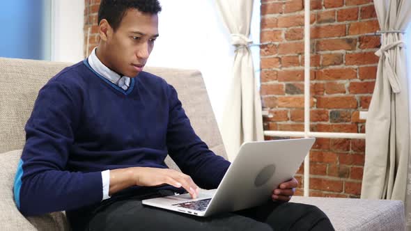 Excited Successful Man Enjoying Celebrating Online Results