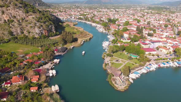 Dalyan Resort River Delta Iztuzu Beach in Dalyan Mugla Province Turkey