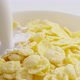Milk and Cornflakes Throwing Into the Cereal Bowl - VideoHive Item for Sale