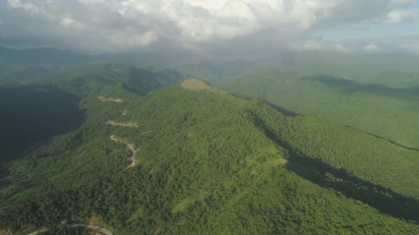 Mountain Landscape in the Philippines