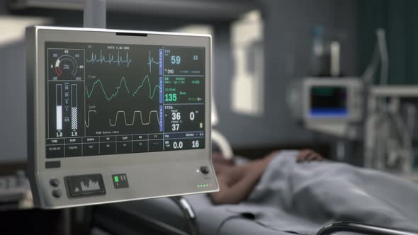 Medical Diagnostic Device Inspects Lungs Infected By Respiratory Disease alt