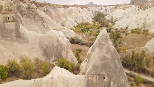 Aerial View Cappadocia Landscape