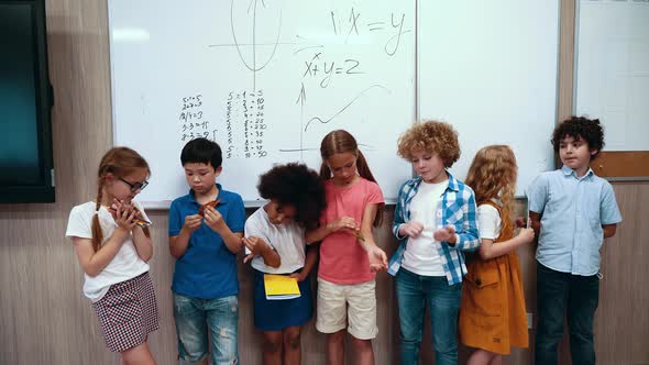 Children at the primary school.