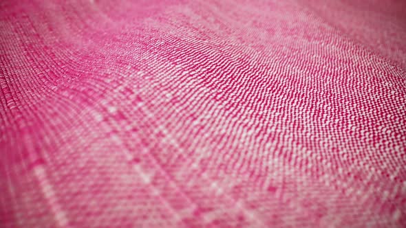 Shiny Silk Cloth Flowing Texture Dolly Shot in Close Up View Macro Shot