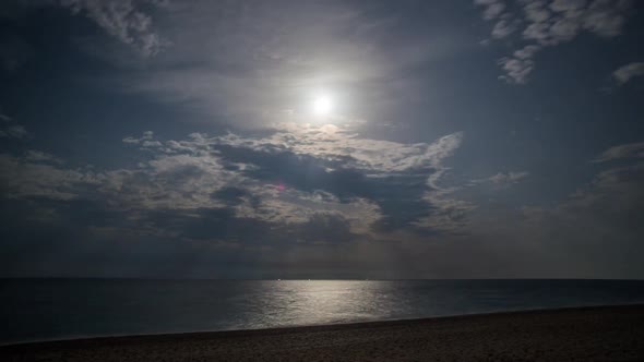 sicily beach night stars full moon