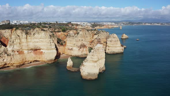 Ponta da Piedade with cliffs, Algarve, Portugal