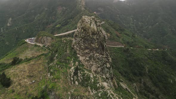 Incredible Mountain Roads on Spanish Volcanic Island of Tenerife