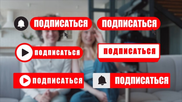 Youtube Subscribe Button In Russian