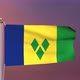 Saint Vincent And The Grenadines Flag 4k - VideoHive Item for Sale