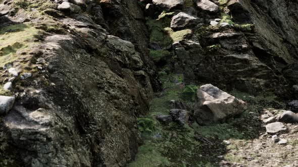 Close Up of Rocky Stones Formation