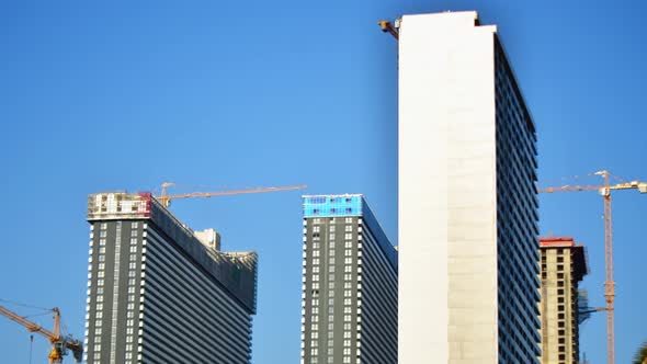 High Commercial Buildings Construction Site