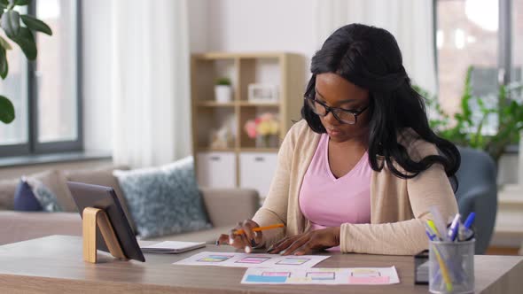 Ui Designer Working on User Interface at Home