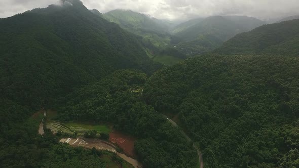 Aerial View Mountain Village 19