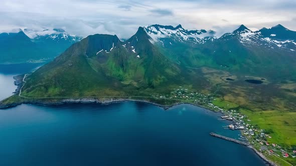 Mefjordvar, Island Senja. Beautiful Nature Norway Natural Landscape Mefjord