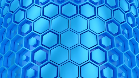 Background of Hexagons