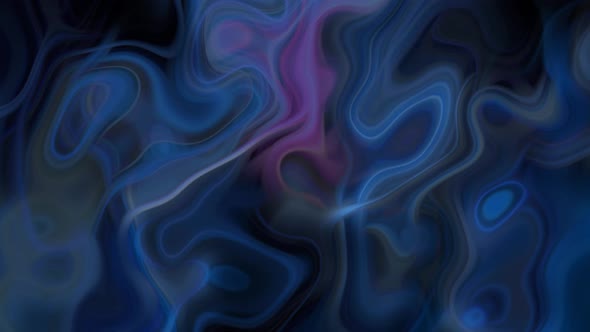 Blue Pink Color Background Smooth Wavy Marble Liquid Animation